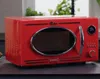 Retro mikrovlnná trouba, červená, s funkcí grilu MW 2600 Náhled obrázku produktu 4