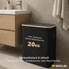 Roxlin Wäschekorb XXL 150L faltbar Bambus mit Deckel und 2 Produktbild-Vorschau 3