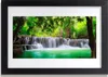 Bild 30x20 MDF-Rahmen Wandkunst Wasserfall Lake Forest Produktbild-Vorschau 1