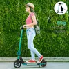 VANKEL Kinder E-Scooter Grün S32, 110W Motor, LED & Produktbild-Vorschau 7