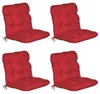 Beautissu Set di 4 cuscini per sedie a schienale basso Anteprima dell’immagine prodotto 1