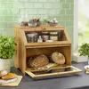 Dvoupatrový chlebník z bambusu Náhled obrázku produktu 5