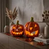 Kürbis-Laternen als LED Halloween-Deko Windlichter 2er Set Produktbild-Vorschau 7
