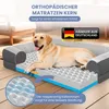 ELONEO Orthopädisches Hundebett, Größe L - Grau Produktbild-Vorschau 2