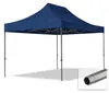 TOOLPORT 3x4,5m Stahl Faltpavillon, ohne Seitenteile, blau Produktbild-Vorschau 1