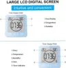 Digital LCD Display Digital Wasserdicht Splash Bad Wanduhr Produktbild-Vorschau 4