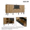 Merax Sideboard Kommode mit 2 Schubladen und 3 Türen, Produktbild-Vorschau 9