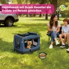 Faltbare Hundebox M 60x44x42cm, Robuste Transportbox Auto Produktbild-Vorschau 3