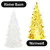 com-four® 2-teiliges Deko-Tannenbaum-Set aus Acryl mit Produktbild-Vorschau 3