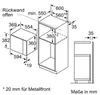 Microondas Neff HLAWD53K0 sw, 25 litros, 5 niveles de Vista previa de la imagen del producto 8