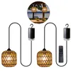 2er Set Batterriebetriebene Boho Pendelleuchten mit Produktbild-Vorschau 1