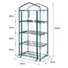 A diagram of a greenhouse with dimensions indicated. Produktbild-Vorschau