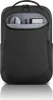 A black Dell EcoLoop Pro CP5723 notebook backpack is shown from the front with the main compartment partially open, revealing a silver mouse, a small black object, and a white rectangular item inside. Produktbild-Vorschau