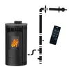 Vzduchová kamna na pelety Flavia 9,5 kW Sannover Black + Náhled obrázku produktu 1