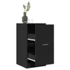 vidaXL Armoire à pharmacie noire 40x41x77,5 cm Bois Voir les images du produit 2