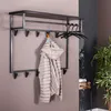 Garderobe „Yucon“ Hoch mit Hutablage – Massive Akazie Produktbild-Vorschau 2