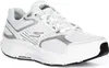 Skechers Sneakers 128606-WSL in White Leather/Silver Trim Náhled obrázku produktu 3