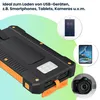 Solar-Powerbank 8.000 mAh IP65: Robust, 2x USB-A, LED-Licht Produktbild-Vorschau 3