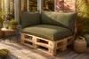TexDeko Cord Palettenkissen 120x80x18 cm –Palettenpolster Produktbild-Vorschau 2