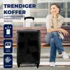 MuchoWow® Koffer Handgepäck Trolley Rollkoffer Kleine Produktbild-Vorschau 2