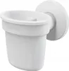 A white plastic sink trap with a mounting bracket. Anteprima dell’immagine prodotto
