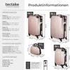 tectake® Hartschalenkoffer-Set Cleo 4-teilig, 3 Trolleys, 1 Produktbild-Vorschau 7