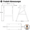 Meister Werk- und Spanntisch 150 kg Tragkraft Werkbank mit Produktbild-Vorschau 2