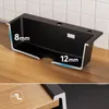 CECIPA Granitspüle 60x45 cm Schwarz Küchenspüle Granit Produktbild-Vorschau 6
