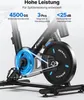 Heimtrainer Fahhrad für Zuhause, leises Fitnessbike mit Produktbild-Vorschau 5