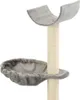 vidaXL Arbre à chat avec griffoirs en sisal 105 cm Beige Voir les images du produit 15