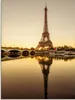 ARTland Glasbild Paris Eiffelturm V Größe: 45x60 cm Produktbild-Vorschau 1