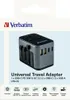 Adattatore da viaggio Verbatim Eu/Uk/Us2Xusb-A/2Xusb-C Pd Anteprima dell’immagine prodotto 5