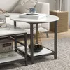 HOMCOM Couchtisch 2er-Set Beistelltisch, Kaffeetisch Produktbild-Vorschau 9