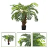 The Living Store Umelá palma Cycas s kvetináčom 90 cm Náhľad obrázku produktu 7