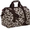 A studio shot of a duffel bag with a damask pattern. Produktbild-Vorschau