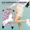 MuchoWow® Koffer Handgepäck Trolley Rollkoffer Kleine Produktbild-Vorschau 4