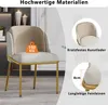 Sweiko 2 pcs Chaise moderne avec pied incliné et pieds Voir les images du produit 4