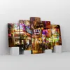 Bild auf Leinwand - Leinwandbild - Street Lichter Nacht Produktbild-Vorschau 4