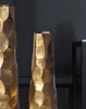 FineBuy, set di 2 vasi decorativi in alluminio dorato, Anteprima dell’immagine prodotto 4