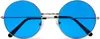 Oblique Unique Hippie Brille rund Retro Sonnenbrille Herren Produktbild-Vorschau 1