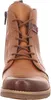 A close-up, front-facing view of a brown leather boot. Produktbild-Vorschau