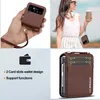 Kožené crossbody flipové pouzdro pro Samsung Galaxy Z Flip3 Náhled obrázku produktu 4