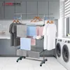 Herzberg 3-vrstvový stojan na sušenie bielizne Zelený Náhľad obrázku produktu 7