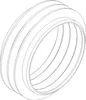 POLOPLAST POLO-KAL, GLR-Ersatzdichtung, 125 mm, 1 Stk. Produktbild-Vorschau 2