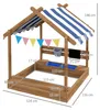 Sandkasten mit Sonnenschutz, Spielhaus-Design, mit Produktbild-Vorschau 3