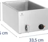 Royal Catering Bain Marie - 600 W - GN 1/1 - bez nádoby - Náhled obrázku produktu 8