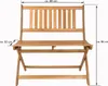 Balkonmöbel Set 4tlg mit Bank Akazie Klapptisch 80 x 60 cm Produktbild-Vorschau 3