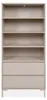 CALICOSY -  Bibliothek 3 Regalböden und 2 Schubladen, Farbe Produktbild-Vorschau 1