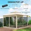 Outsunny Tonnelle de jardin exterieur Pop-up barum Pliant, Voir les images du produit 3