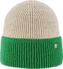 Areco Duotone zweifarbige Beanie Strickmütze mit Umschlag in braun